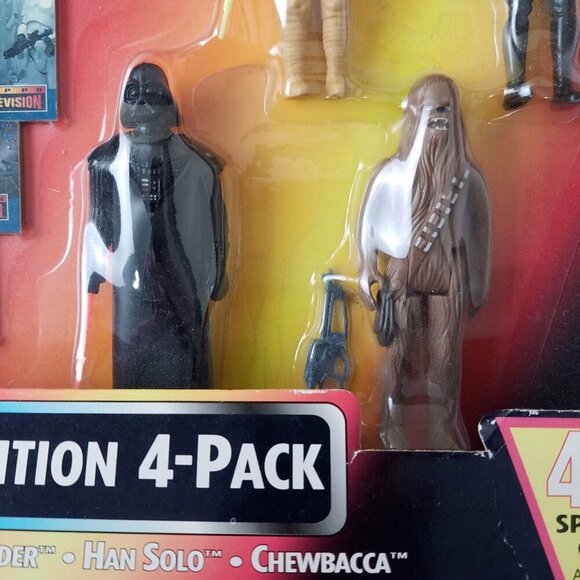 Star Wars Power of The Force 1995 Classic Edition 4-pack Kenner 69595 topps card - Picture 2 of 11